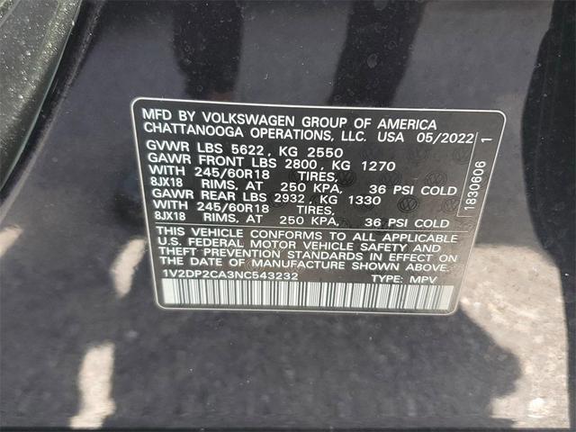 Photo of 2022 Deep Black Pearl Volkswagen Atlas