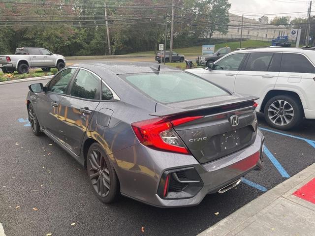 Photo of 2020 Lunar Silver Metallic Honda Civic Si