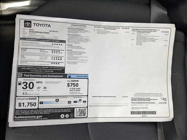 Photo of 2025 Silver Sky Metallic Toyota RAV4