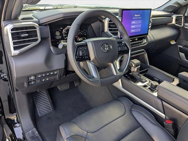 Photo of 2025 Midnight Black Metallic Toyota Tundra Hybrid