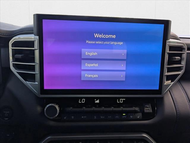 Photo of 2025 Midnight Black Metallic Toyota Tundra Hybrid