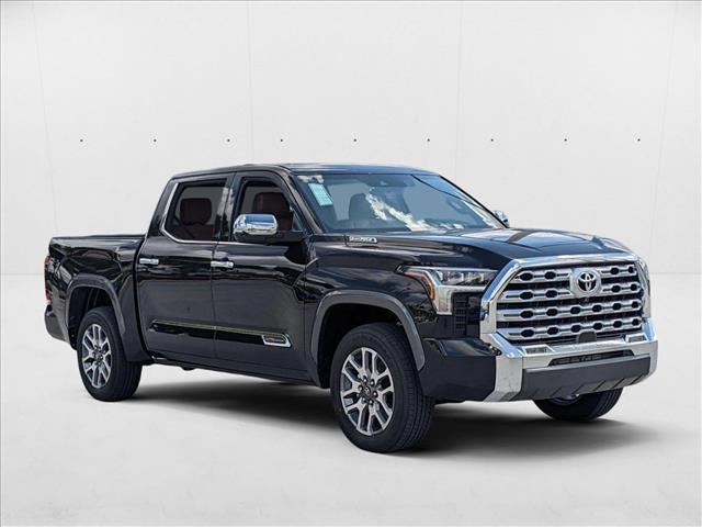 Photo of 2025 Midnight Black Metallic Toyota Tundra Hybrid