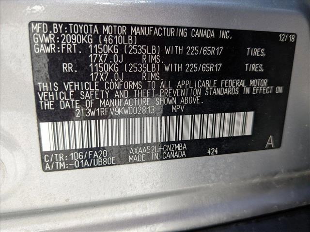 Photo of 2019 Silver Sky Metallic Toyota RAV4