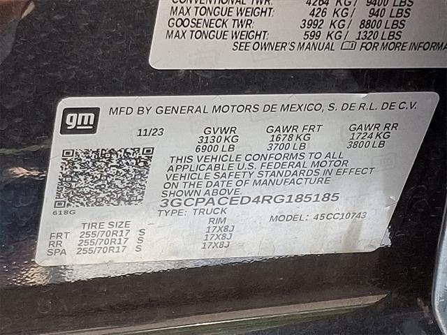 Photo of 2024 Gray Chevrolet Silverado 1500
