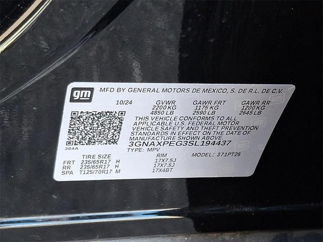 Photo of 2025 Mosaic Black Metallic Chevrolet Equinox