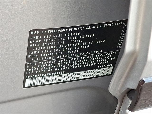 Photo of 2022 Silver Volkswagen Tiguan