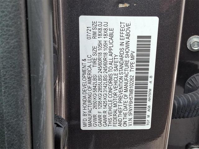 Photo of 2021 Gray Honda Pilot