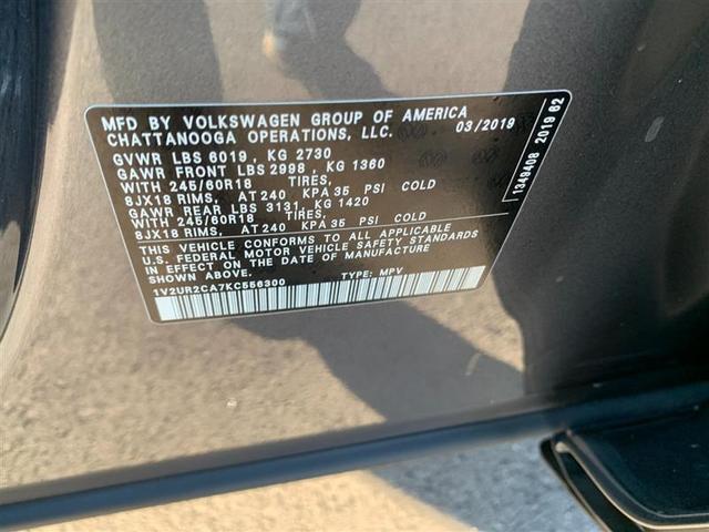 Photo of 2019 Platinum Gray Metallic Volkswagen Atlas