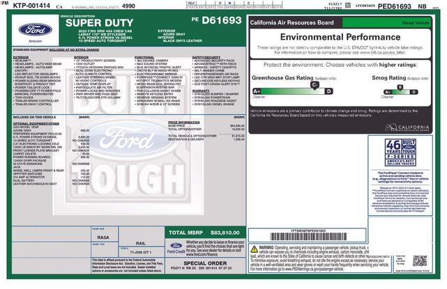 Photo of 2023 Azure Gray Metallic Tri-Coat Ford F-350