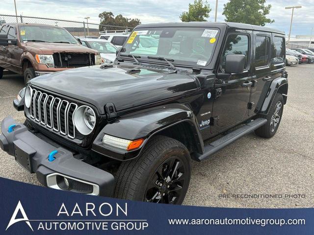 Photo of 2024 Black Clearcoat Jeep Wrangler 4xe