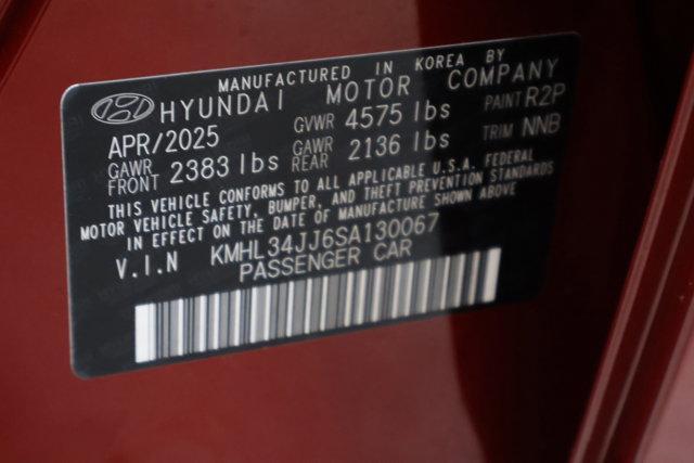 Photo of 2025 Red Hyundai SONATA Hybrid