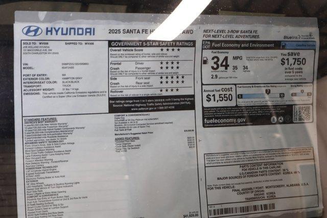 Photo of 2025 Hampton Gray Hyundai SANTA FE HEV