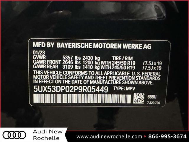 Photo of 2023 Jet Black BMW X3