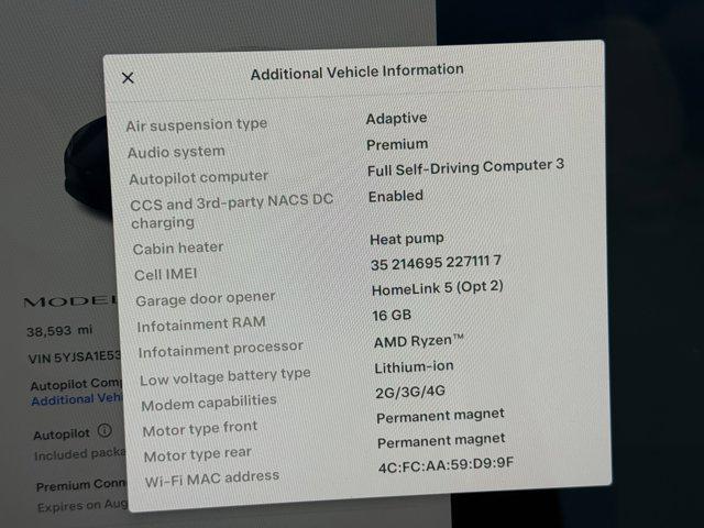 Photo of 2022 Solid Black Tesla Model S
