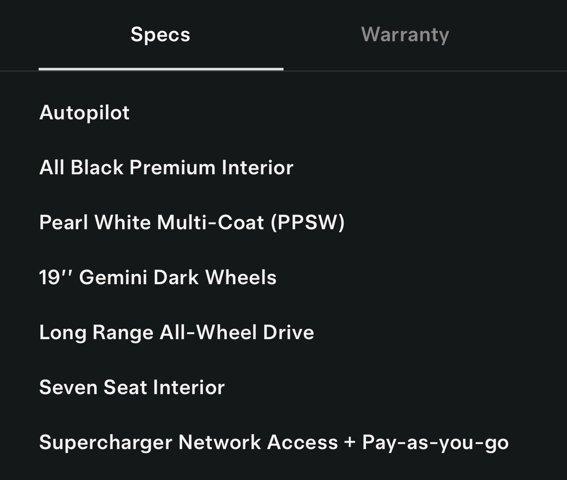 Photo of 2024 Pearl White Multi-Co Tesla Model Y