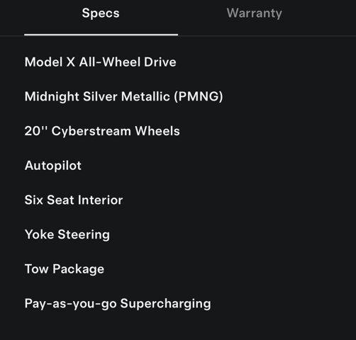 Photo of 2023 Midnight Silver Meta Tesla Model X