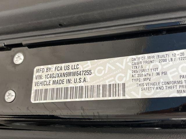 Photo of 2021 Black Clearcoat Jeep Wrangler