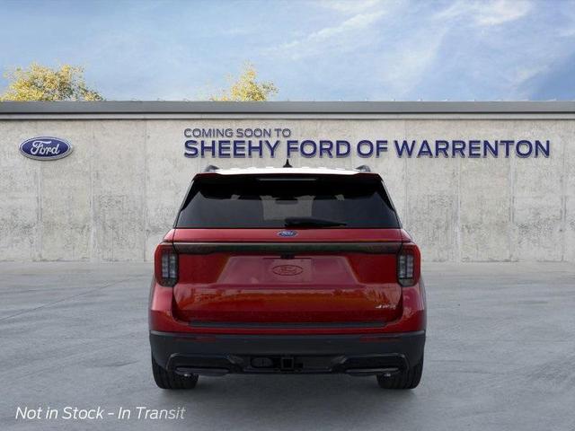 Photo of 2025 Rapid Red Metallic Tinted Clearcoat Ford Explorer