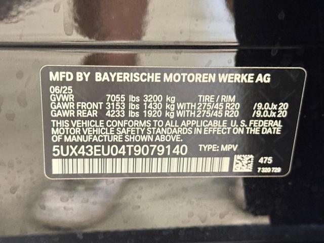 Photo of 2026 Black Sapphire Metallic BMW X5 PHEV