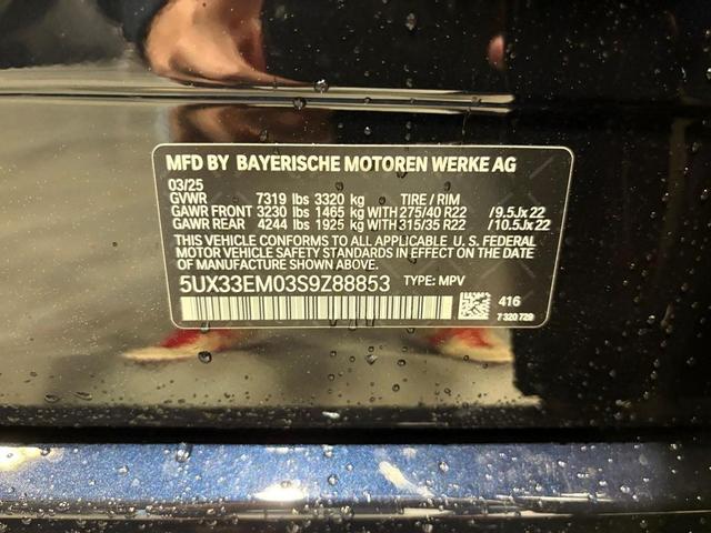 Photo of 2025 Carbon Black Metallic BMW X7