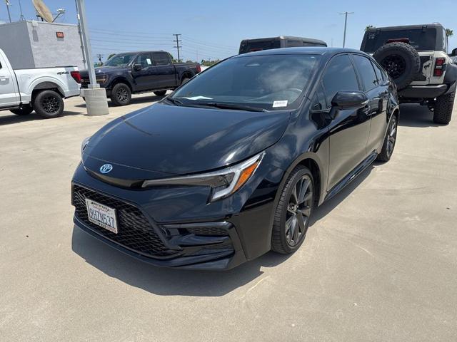 Photo of 2024 Midnight Black Toyota Corolla Hybrid
