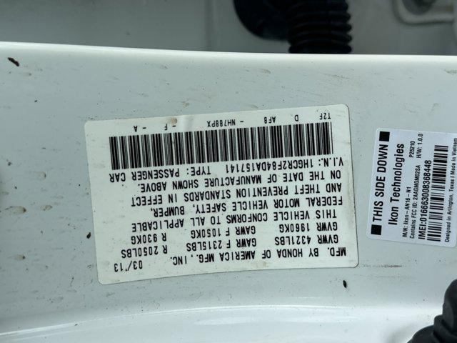 Photo of 2013 White Honda Accord