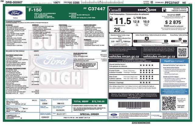 Photo of 2023 Agate Black Metallic Ford F-150