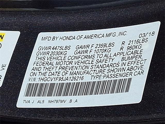 Photo of 2018 Modern Steel Metallic Honda Accord