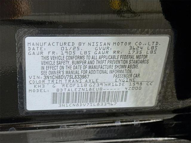 Photo of 2025 Super Black Nissan Versa