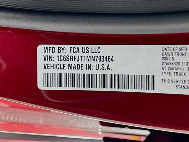 Photo of 2021 Delmonico Red Pearlcoat RAM 1500