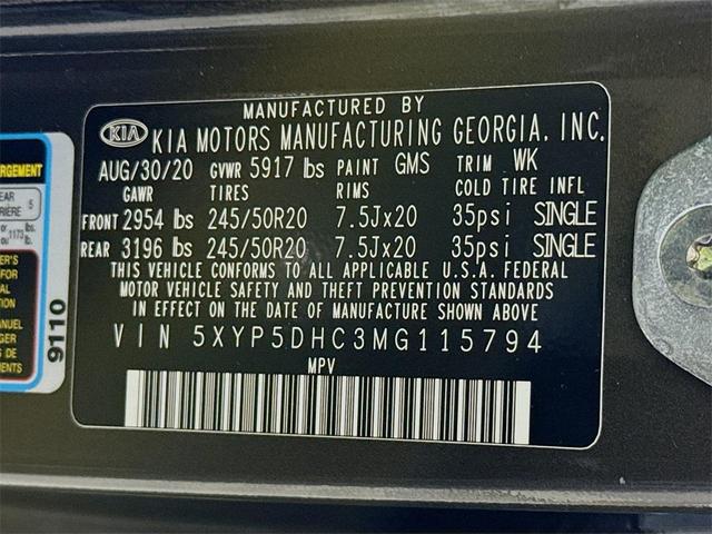 Photo of 2021 Dark Moss Kia Telluride