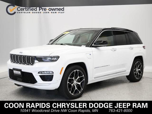 Photo of 2023 Bright White Clearcoat Jeep Grand Cherokee 4xe
