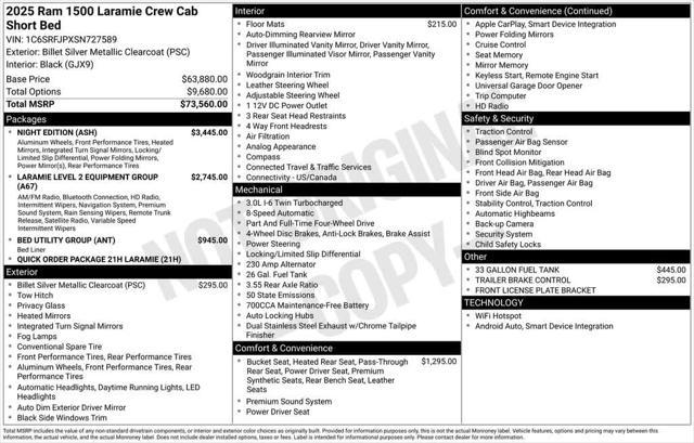 Photo of 2025 Billet Silver Metallic Clearcoat RAM 1500