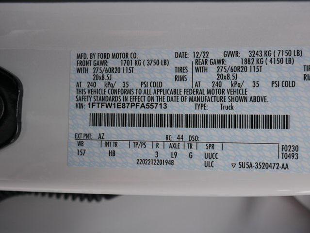 Photo of 2023 Star White Metallic Tri-Coat Ford F-150