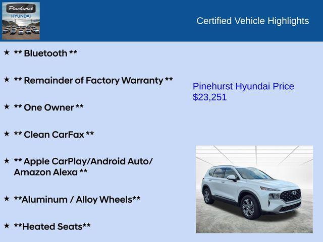 Photo of 2023 Quartz White Hyundai SANTA FE