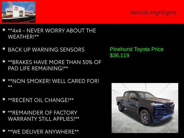 Photo of 2023 Black Chevrolet Colorado