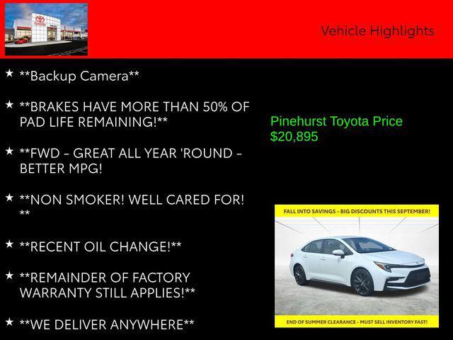 Photo of 2024 White Toyota Corolla