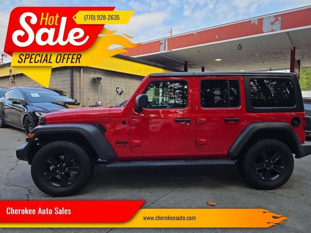 Photo of 2021 Red Jeep Wrangler Unlimited
