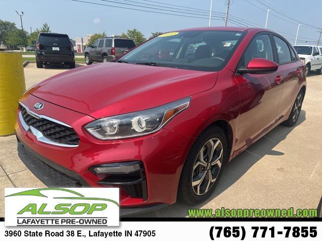 Photo of 2021 Currant Red Kia Forte