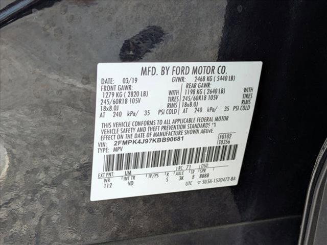 Photo of 2019 Agate Black Metallic Ford Edge