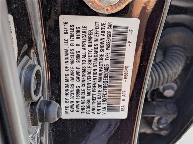 Photo of 2016 Crystal Black Pearl Honda Civic
