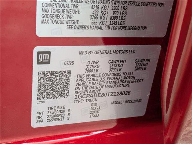 Photo of 2026 Radiant Red Tintcoat Chevrolet Silverado 1500