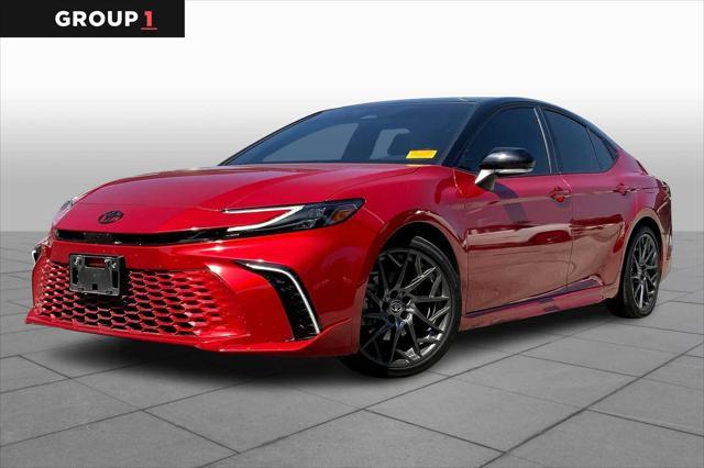 Photo of 2025 Supersonic Red/Midnight Black Metallic Toyota Camry