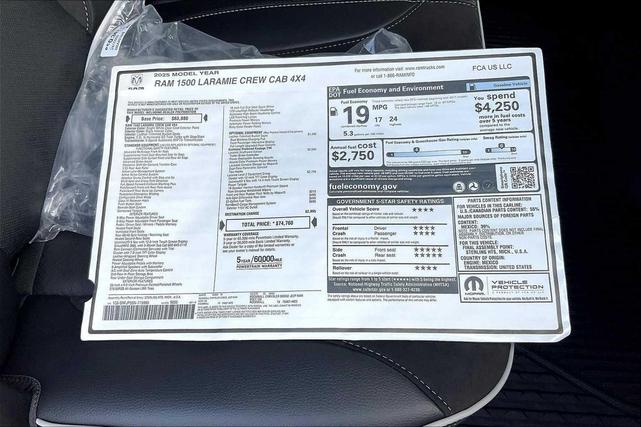 Photo of 2025 Bright White Clearcoat RAM 1500