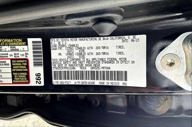Photo of 2023 Black Toyota Tacoma