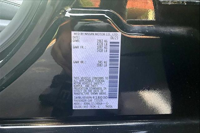 Photo of 2023 Super Black Nissan Altima