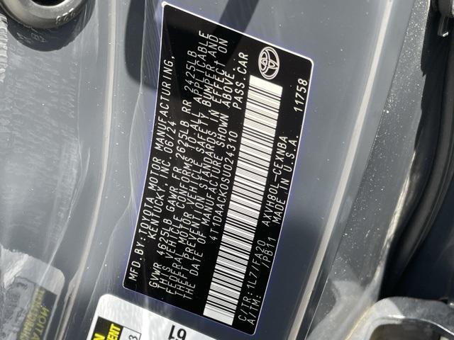 Photo of 2025 Underground Toyota Camry