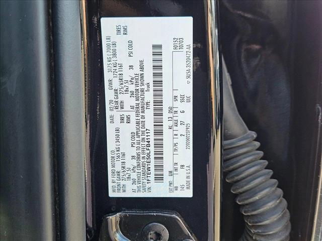 Photo of 2020 Agate Black Metallic Ford F-150