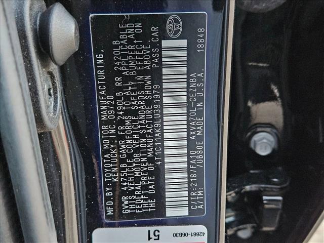 Photo of 2020 Midnight Black Metallic Toyota Camry
