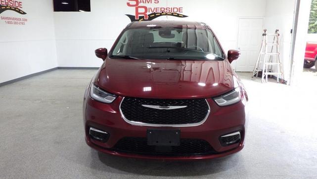 Photo of 2022 Burgundy Chrysler Pacifica Hybrid